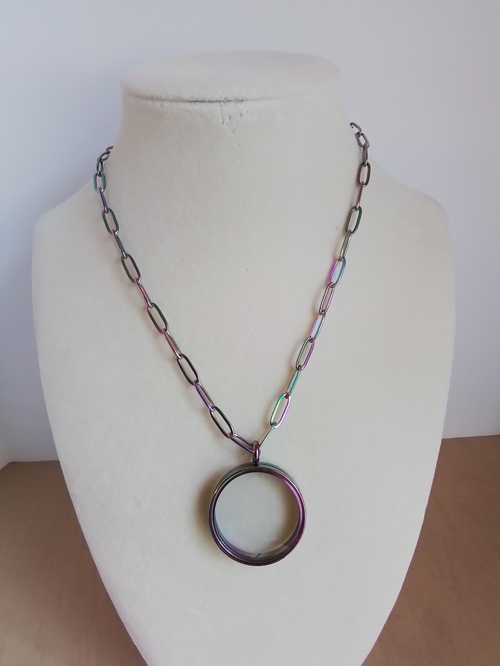 LOCKET - Stainless Steel Rainbow Locket